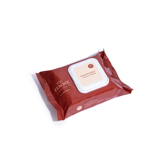 Biodegradable Intimate Wipe - Fig Femme
